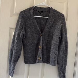 Quince Baby Alpaca-Wool Cropped Cardigan